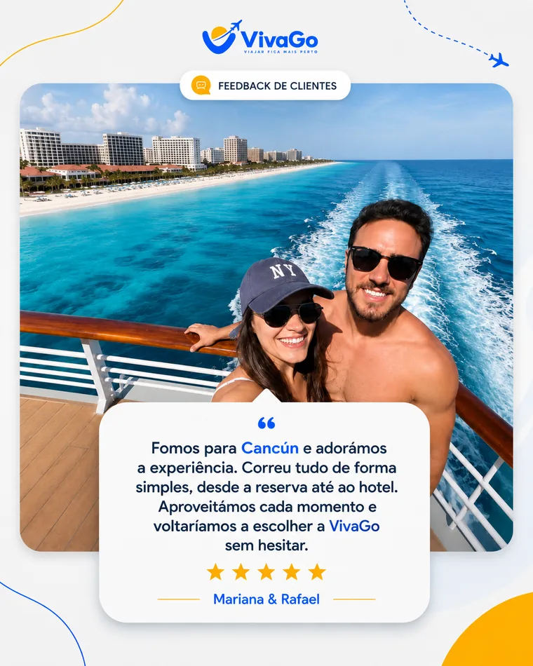Mariana & Rafael — cruzeiro para Cancún