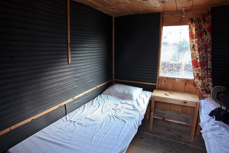 Quarto real de alojamento de natureza